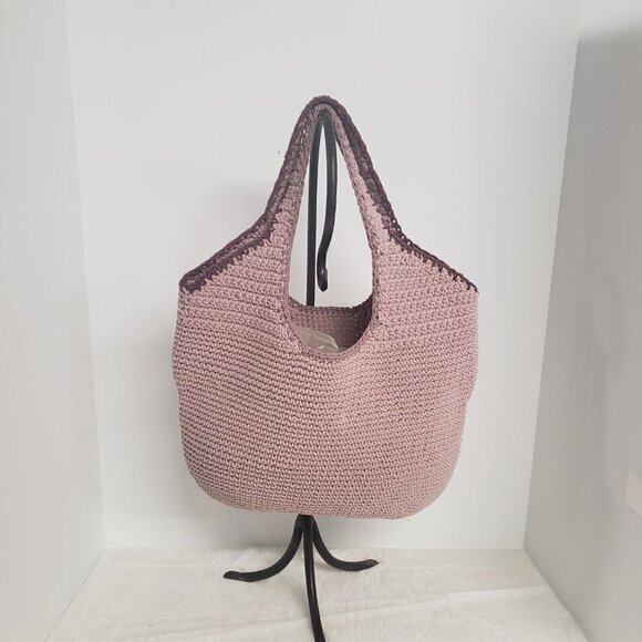 NWT Madewell Wisteria Dove Crochet Boho Festival Shopper Shoulder Bag - Picture 2 of 14